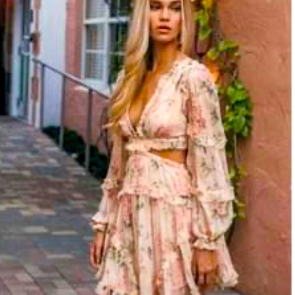 Floral boho dress